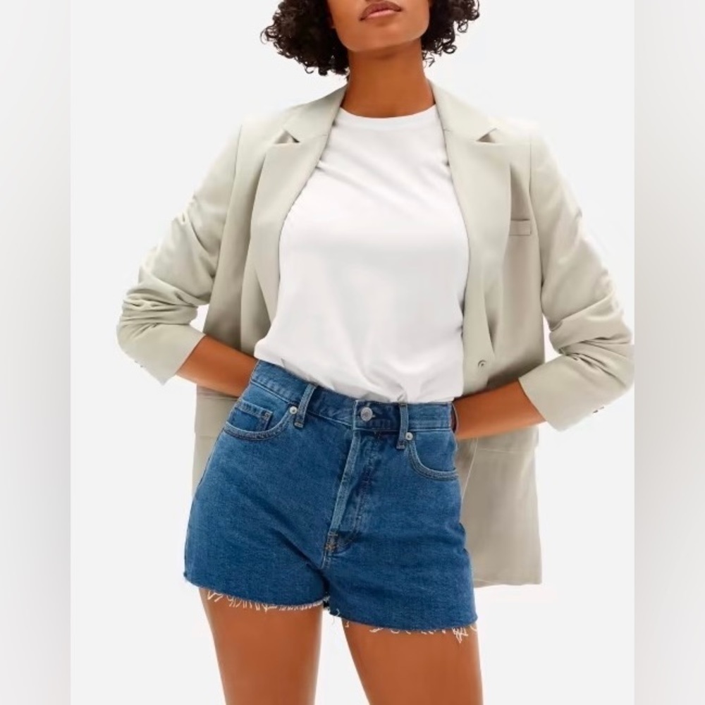 Everlane‎ The Cheeky Denim Short New Blue Indigo 24
